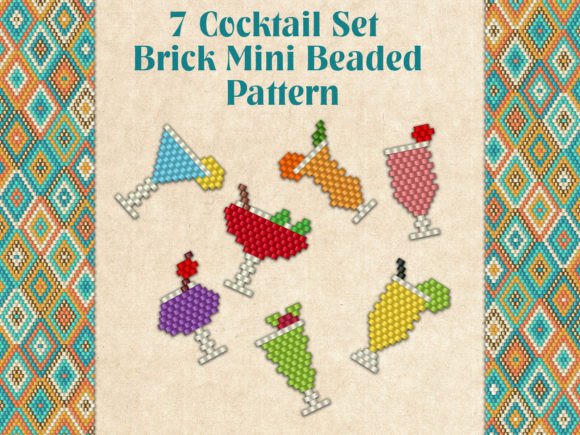 7 Cocktail Set: The Ultimate Guide to Beaded Brick Stitch Patterns