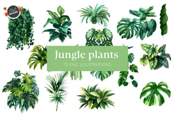 Jungle Tropical Plants: Bringing Lush Greenery to Your Creative Projects