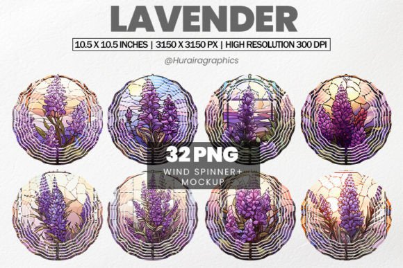 Lavender Wind Spinner Bundle