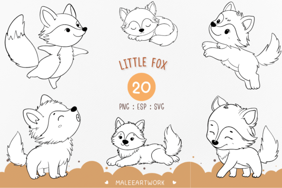 Little Fox Clipart, Cute Baby Fox: Elevating Modern Creative Workflows